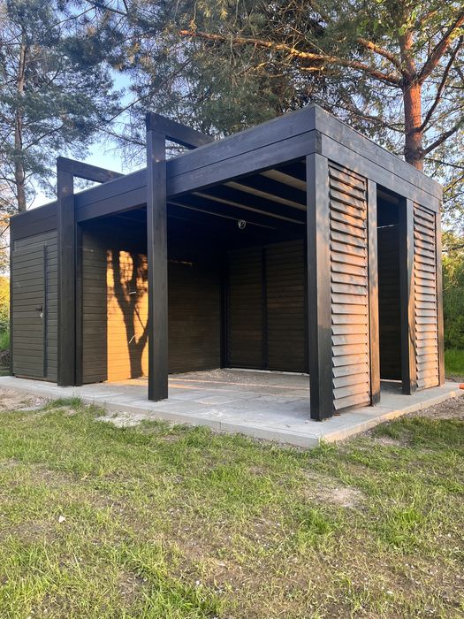 Nowoczesna altana ogrodowa