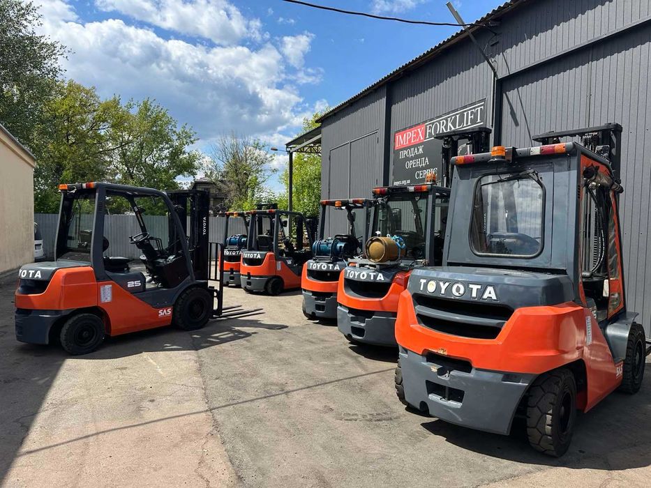 Продаж/оренда газовий навантажувач TOYOTA, 5 тон, погрузчик Тойота