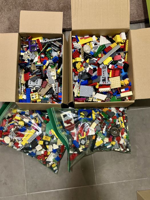 Wymieszane klocki Lego