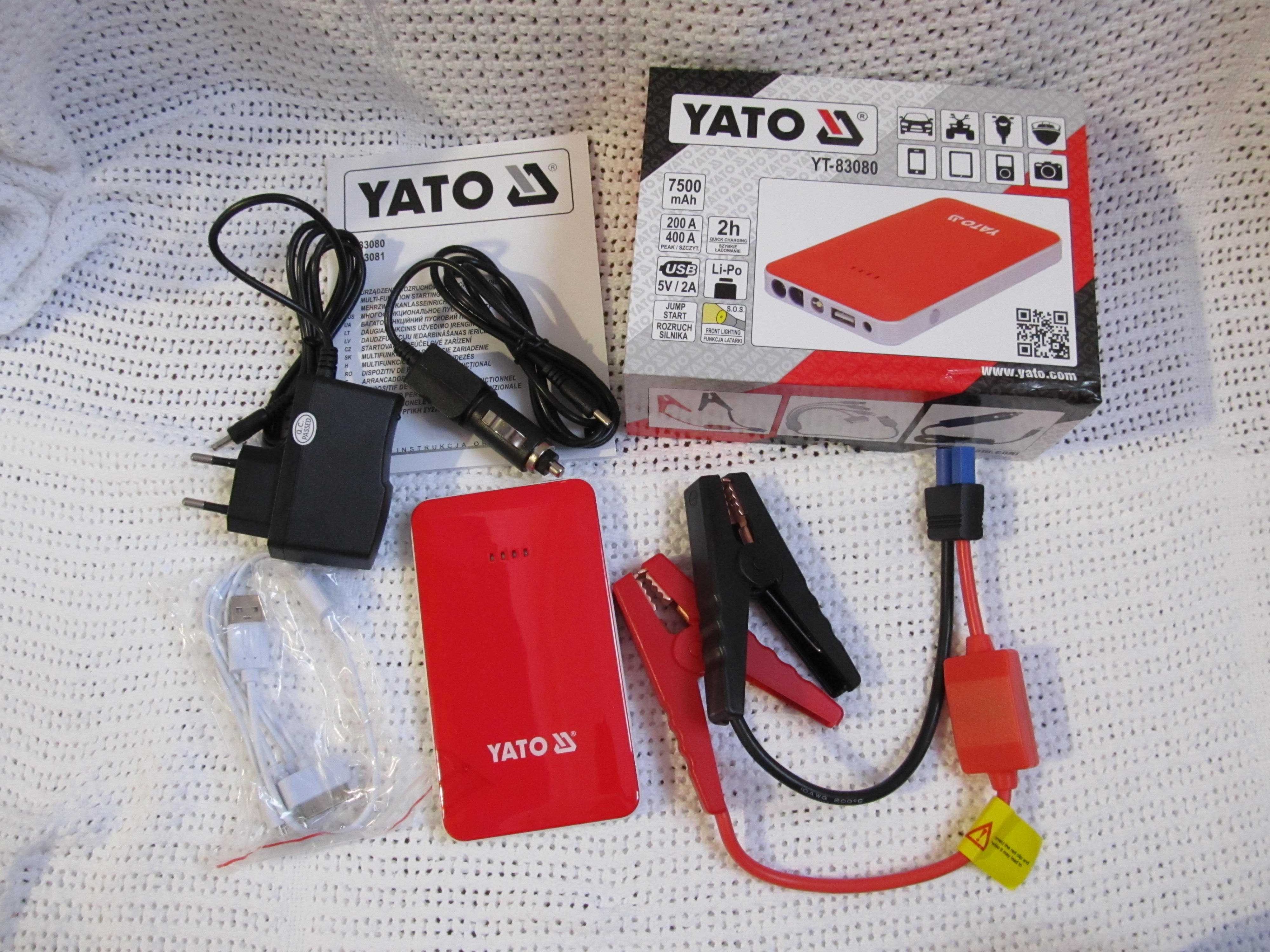 Портативное пусковое устройство для авто YATO YT-83080