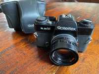 Camera Rolleiflex + Lente Planar 50mm 1.8