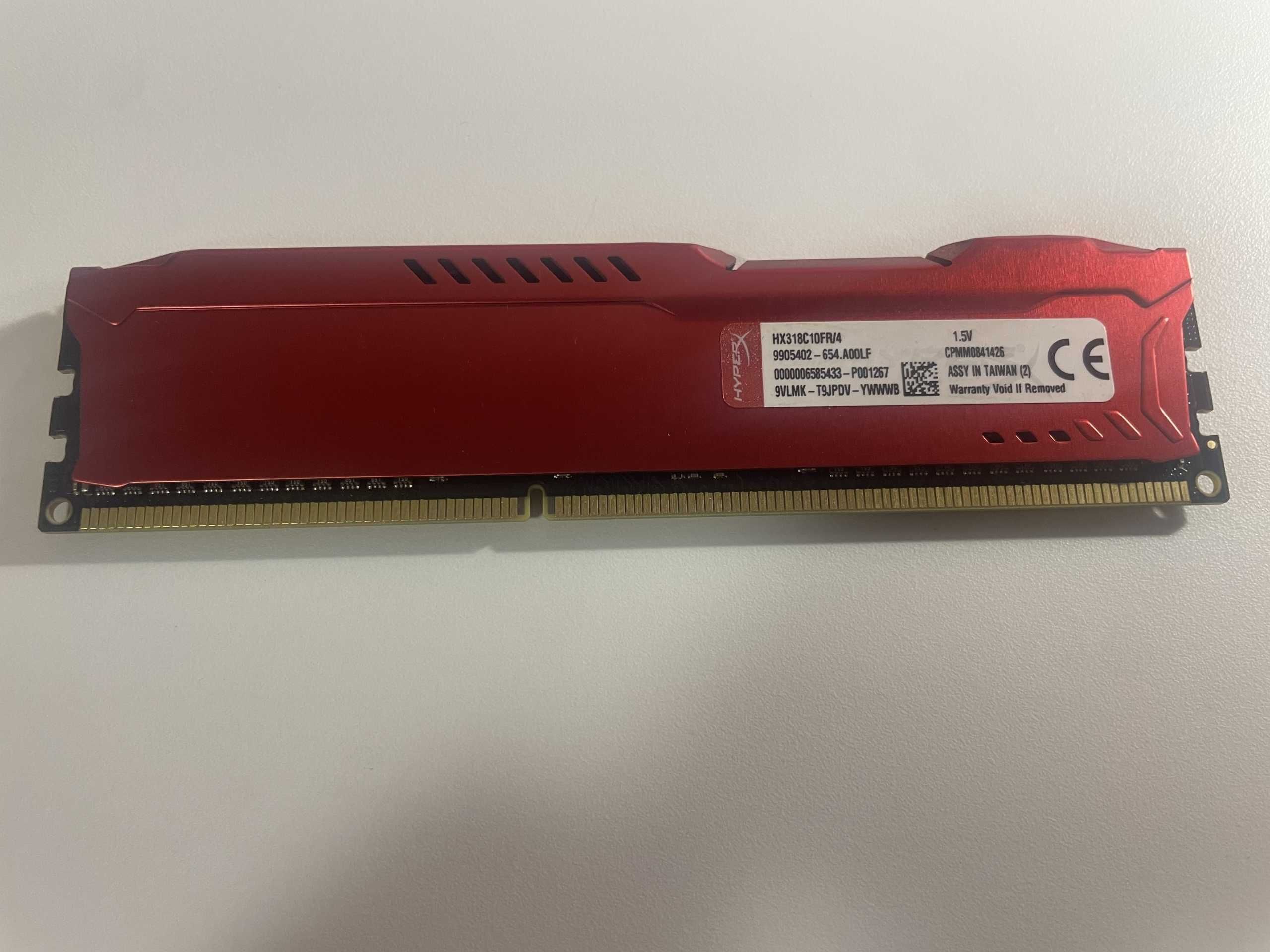 Pamięć RAM Kingston HyperX Fury Red 4GB DDR3