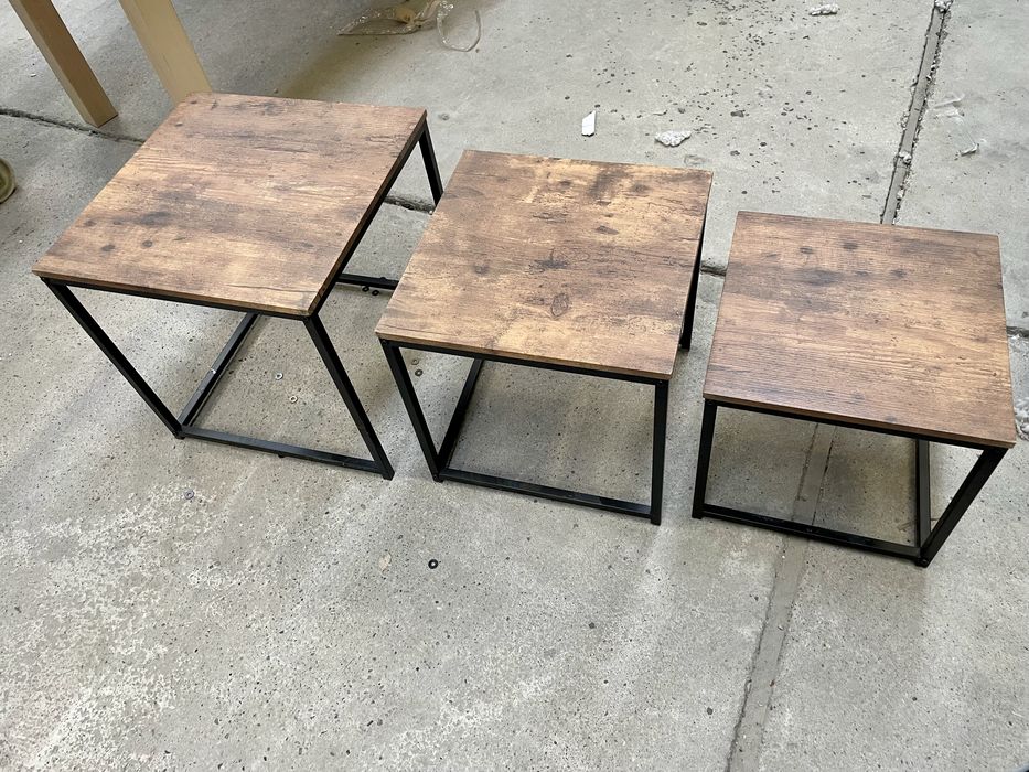 Nowe stoliki kawowe komplet 3 szt outlet