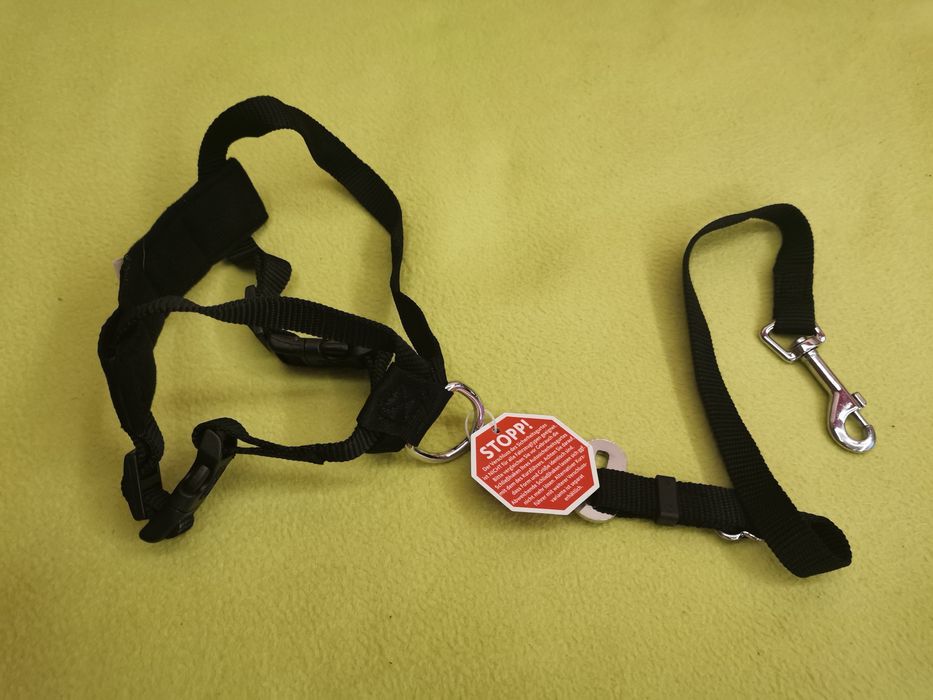 Szelki na psa XL z zaczepem do pasów samochodowych