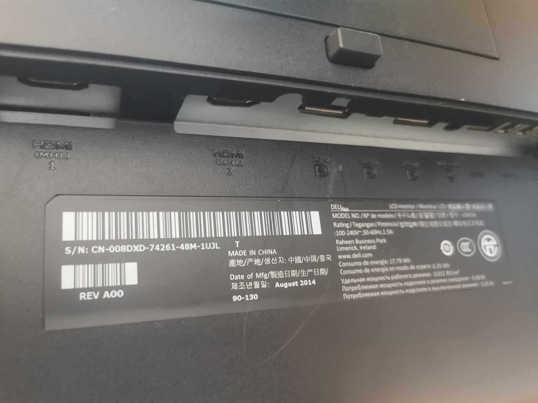 Monitor Projektanta DELL U2415 24'' Led IPS 16:10 HDMI [1920x1200]