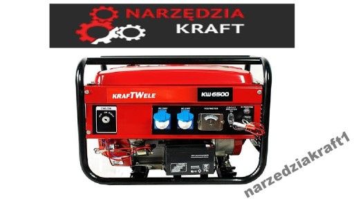 Generator Agregat KRAFTWELE KW6500 EL 1F 4,5 kVA