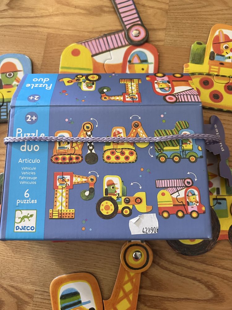 Puzzle DJECO RUCHOME plac budowy pojazdy