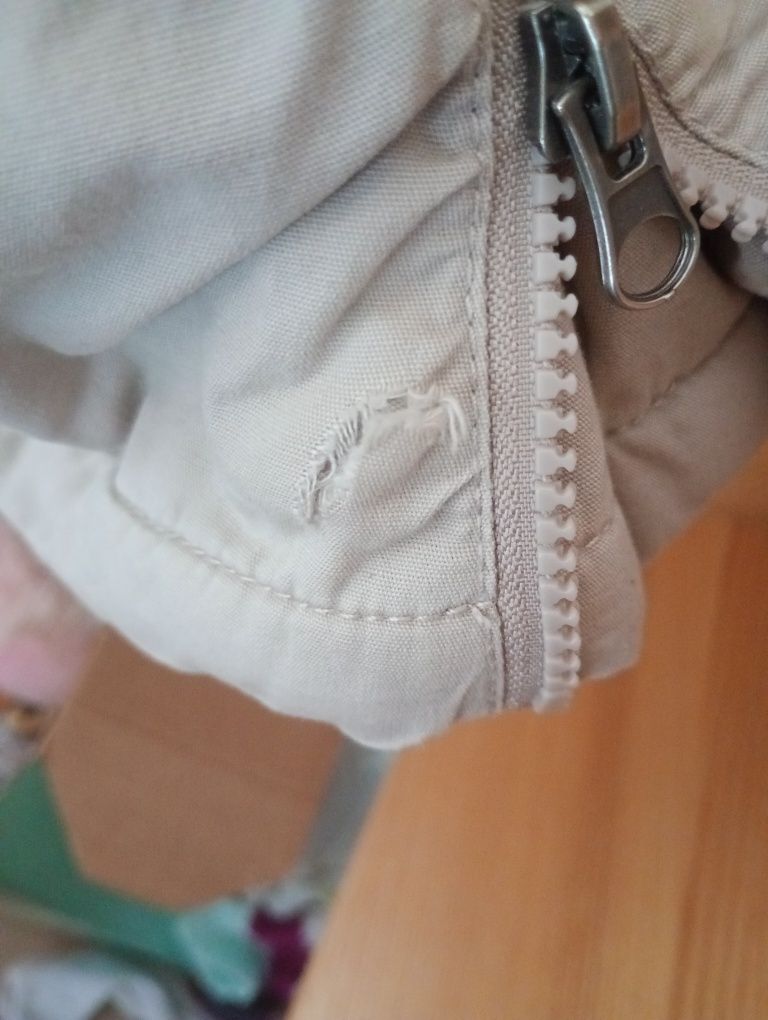 Kurtka bpc ciążowa r. 38 beżowa