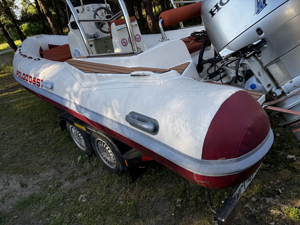 Rib Knot 560 z silnikiem honda 90 + przyczepa