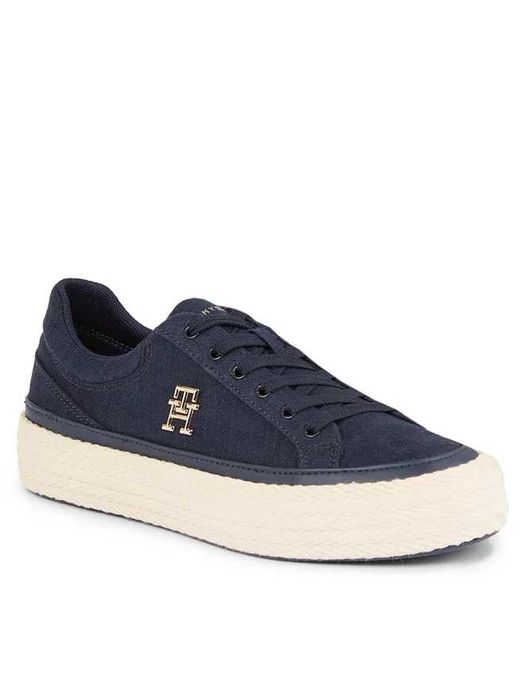 Tommy Hilfiger VULC Linen – Ténis Mulher NOVOS (nunca usados)