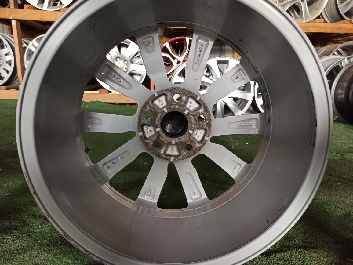 97 TSM alufelgi 5x112 7x17 et43 57.1 oryginał VW srebrne audi seat sko