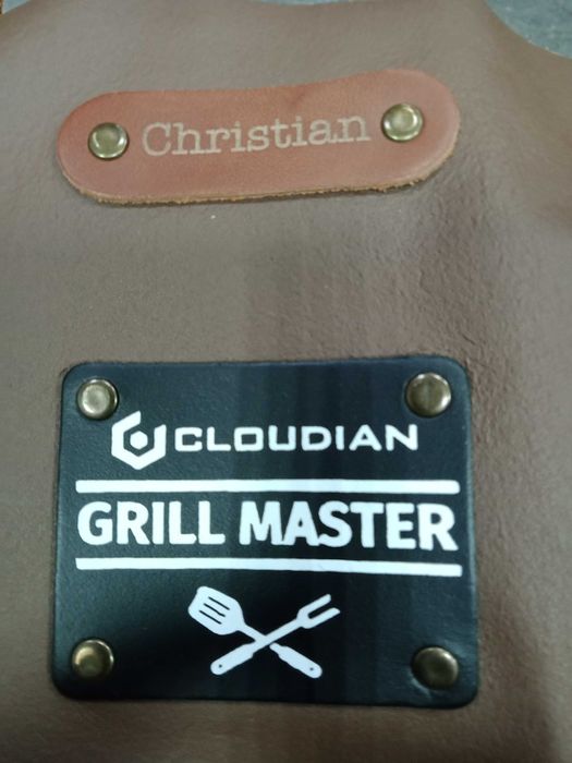 Фартук из кожи для гриля, барбекю.