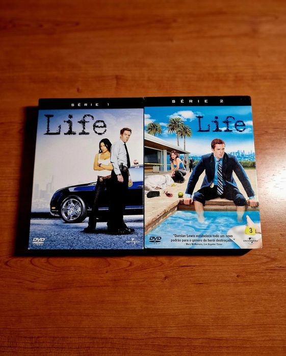 LIFE - Série Completa (Damian Lewis/Sarah Shahi) 32Episódios/8dvds