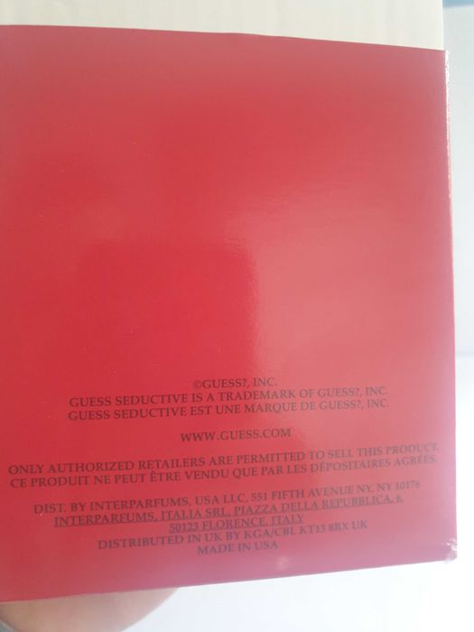 Guess Seductive Red 75 ml uzywana