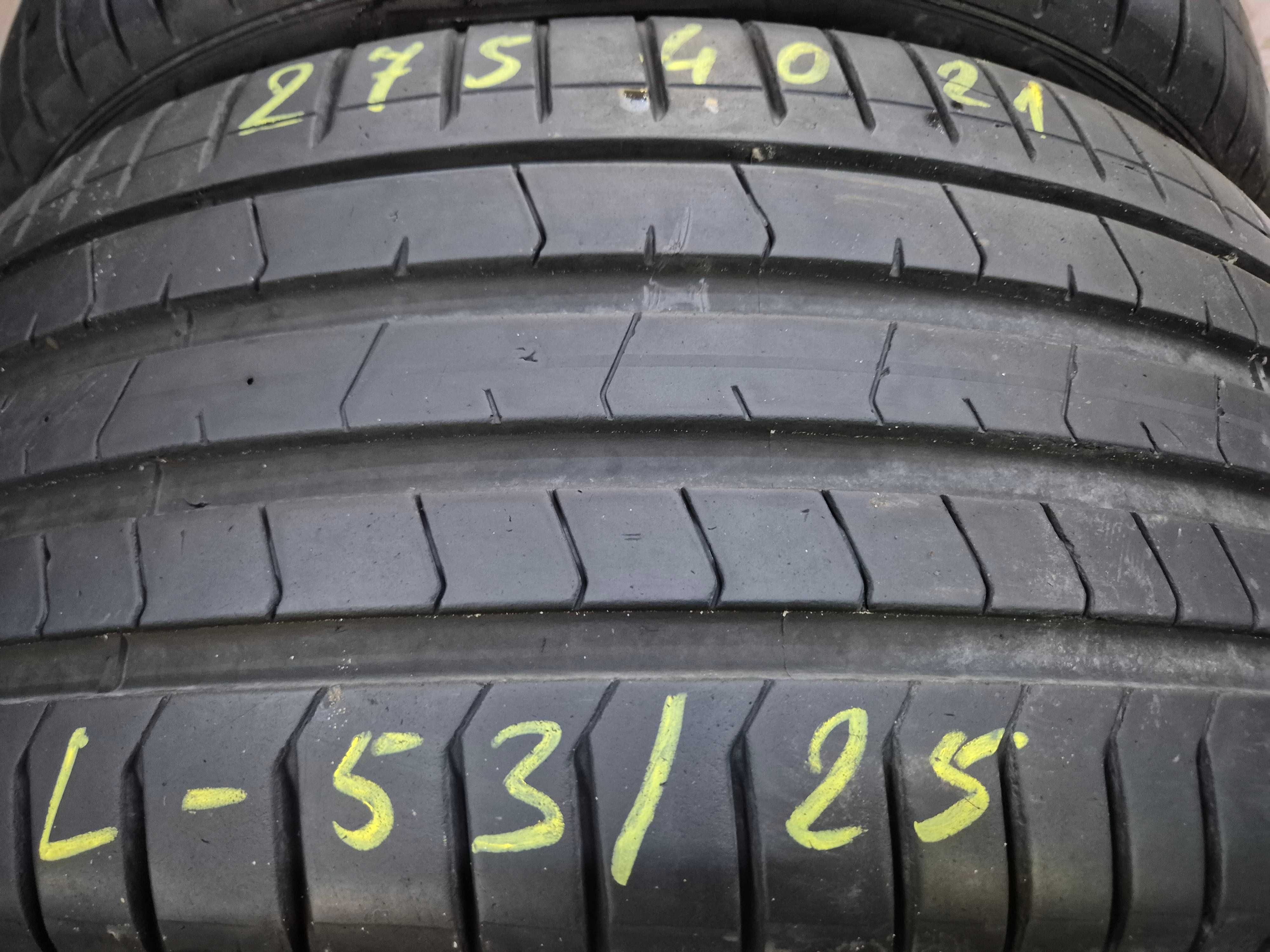 275/40r21 315/35r21 * RSC PZ4 (L53/25)007 4szt 6mm 20r PIRELLI Pzero