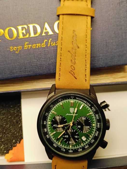 Relógio Poedagar Chronograph ref: 921B Novo