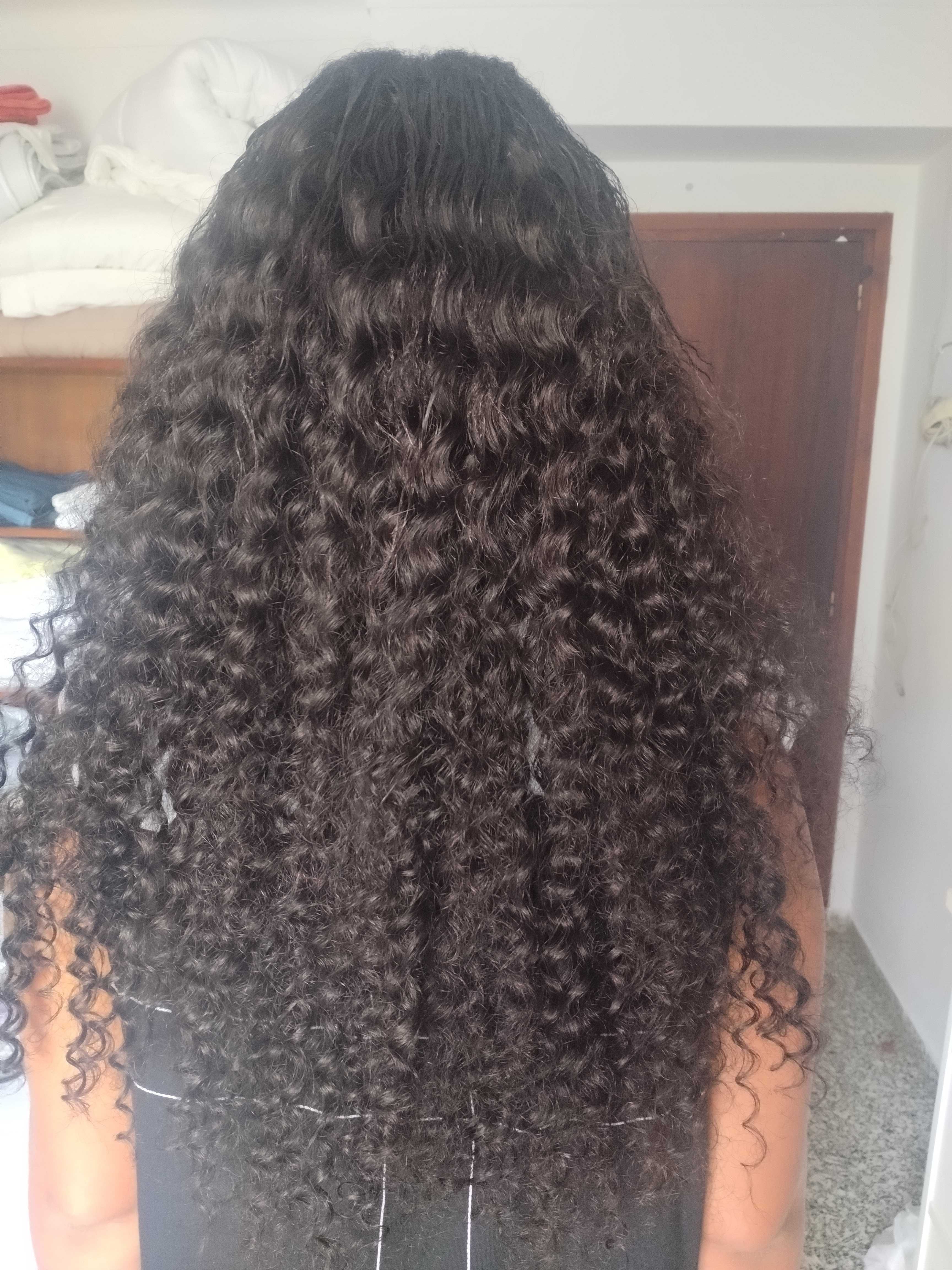 Vendo extensões de cabelo natural