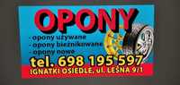 Opony Letnie 13×14×15×16×17×18×18.Używane z GWARANCJA.Zapraszam.