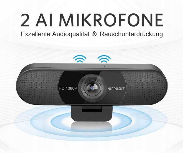 EMEET C960 Kamera internetowa full HD 1080P