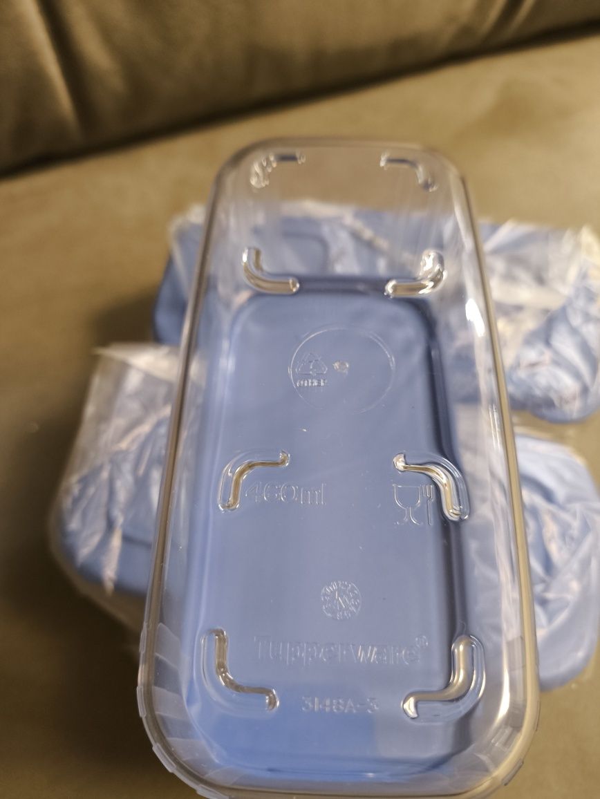 Tupperware KRYSTALICZNY Pojemnik do lodówki 460 ml 3szt