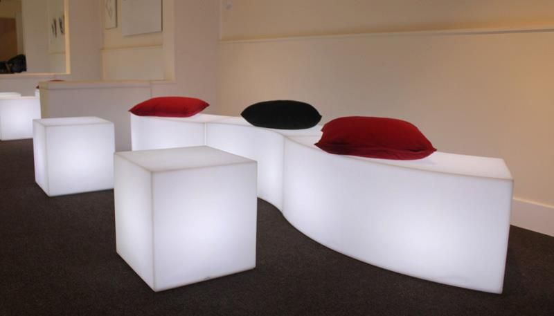 Banco puff led
