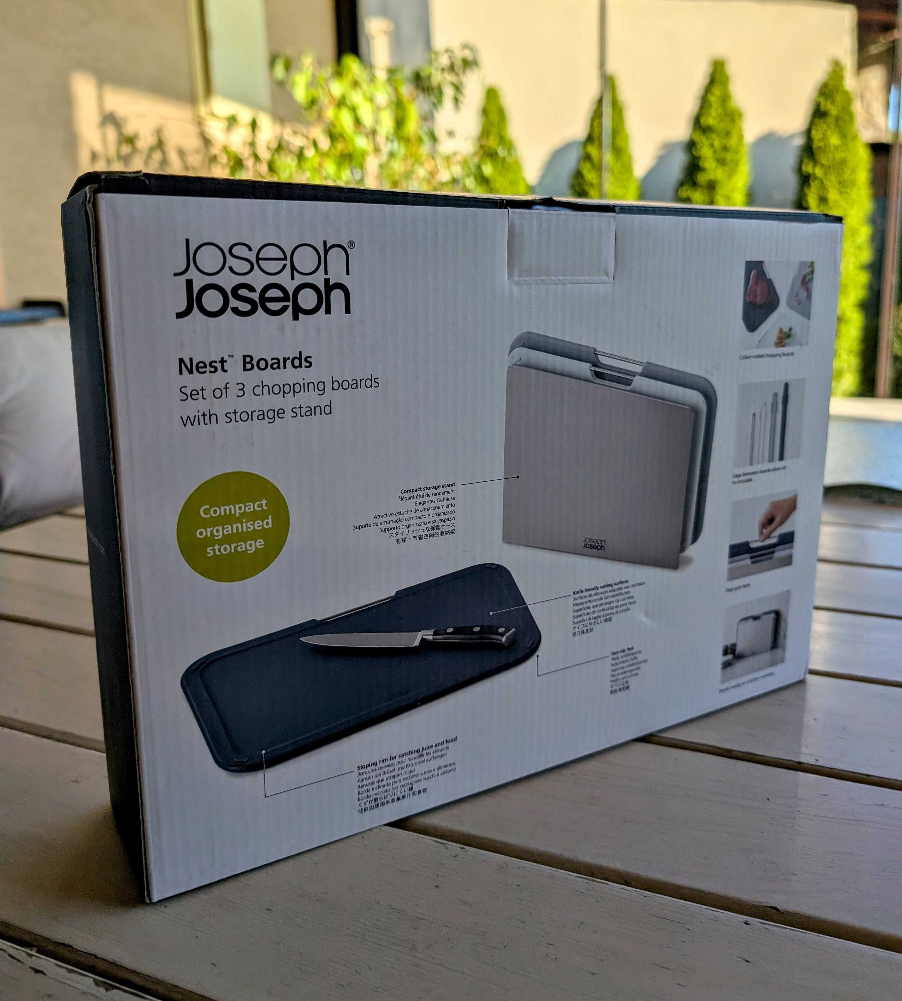 Набір дощок для кухні Joseph Joseph Nest 3 шт + підставка, оригінал