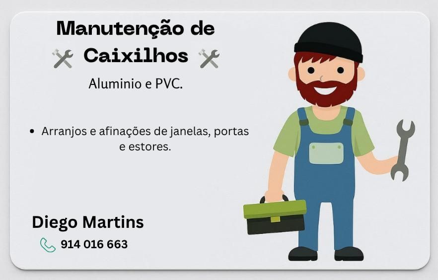 Reparação e arranjos de caixilhos com qualidade !