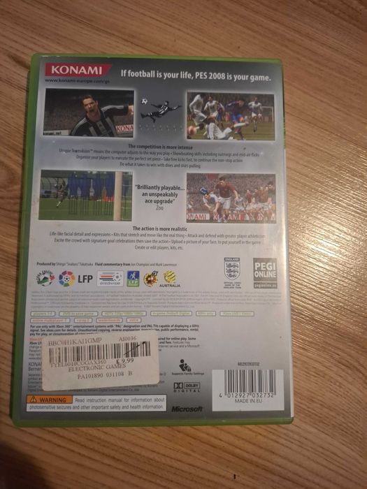 Pro Evolution Soccer 2008 PES xbox 360