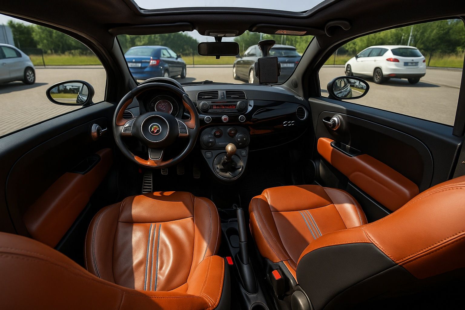Abarth 595 170KM • Bezwypadkowy • Po serwisie • Okazja!  zamiana