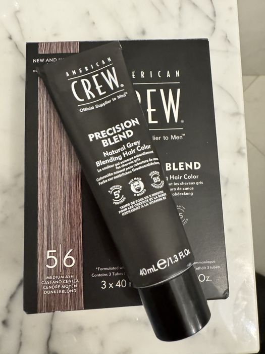 American Crew Precision Blend odsiwiacz 5-6 medium ash Popielaty brąz