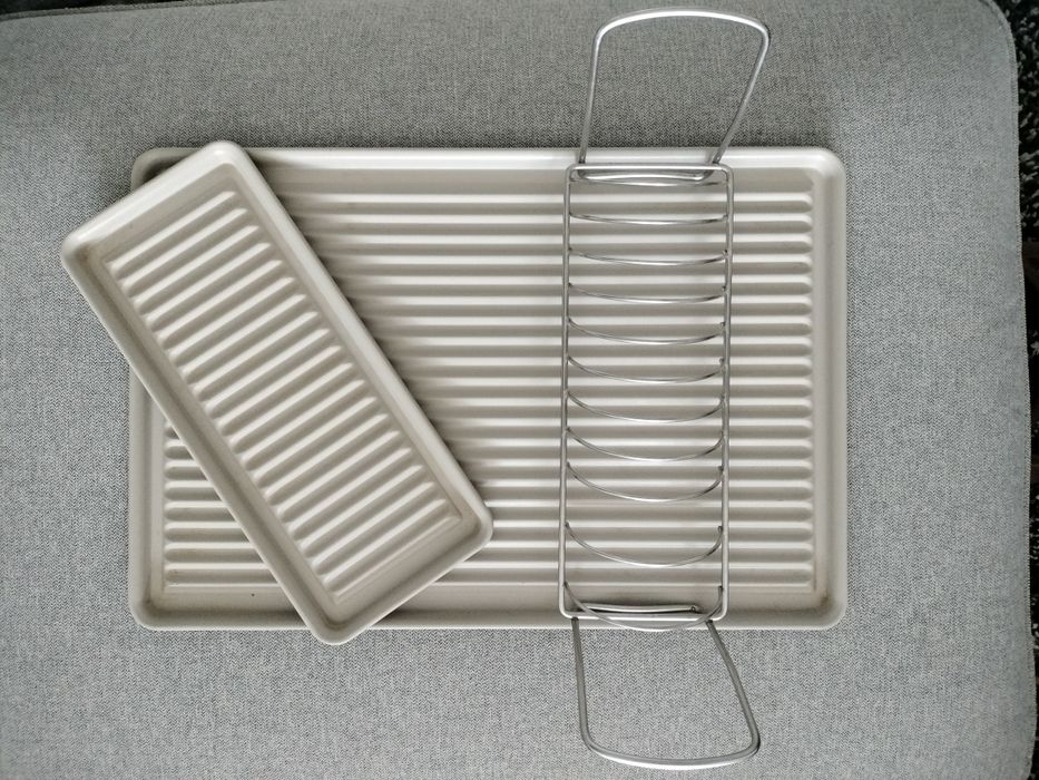 Escorredor para loiça IKEA VÄLVÅRDAD — Bege/Galvanizado 52x35 cm