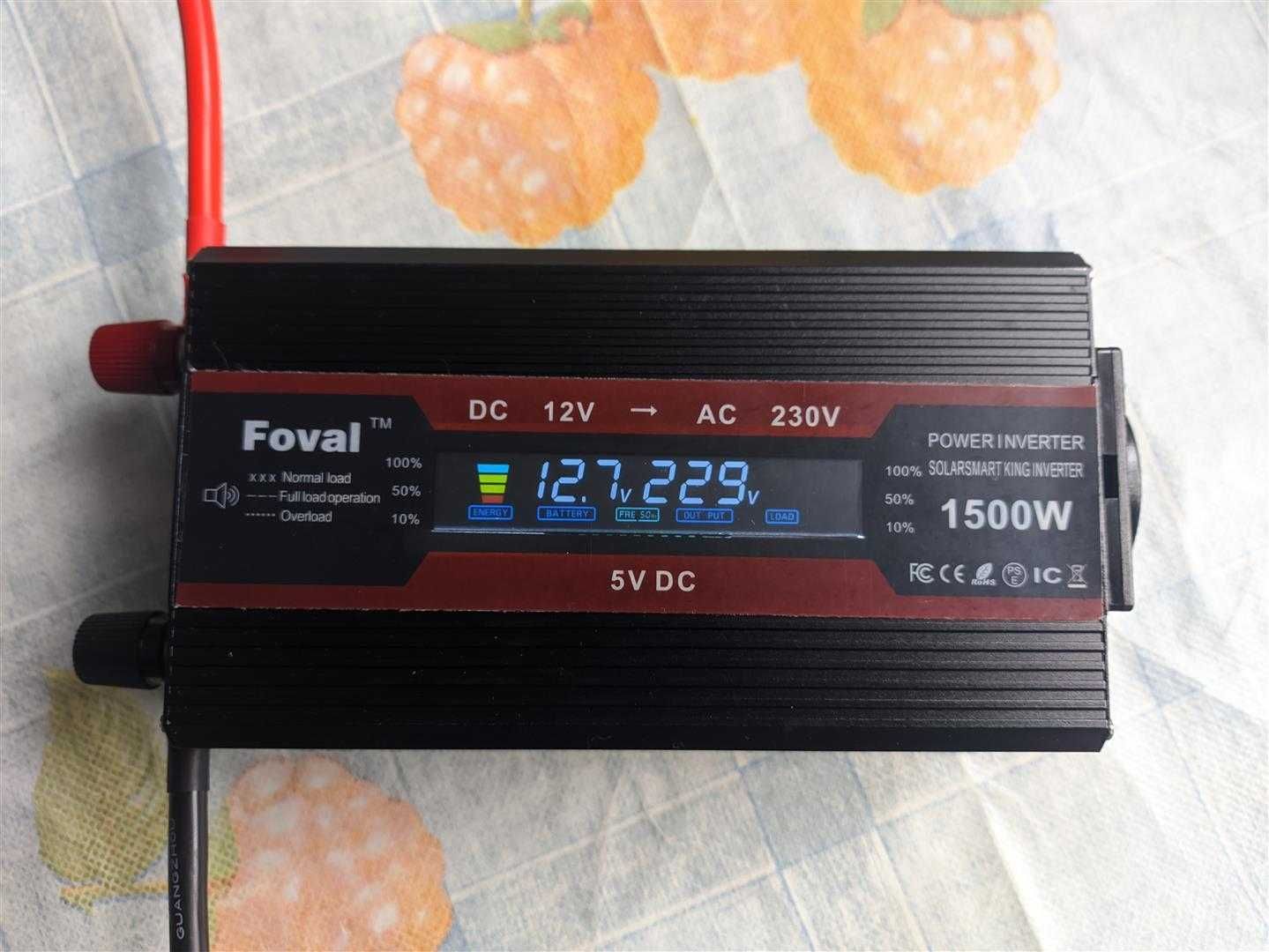 Інвертор 1500W 12v-220V, Inverter, резервное питание