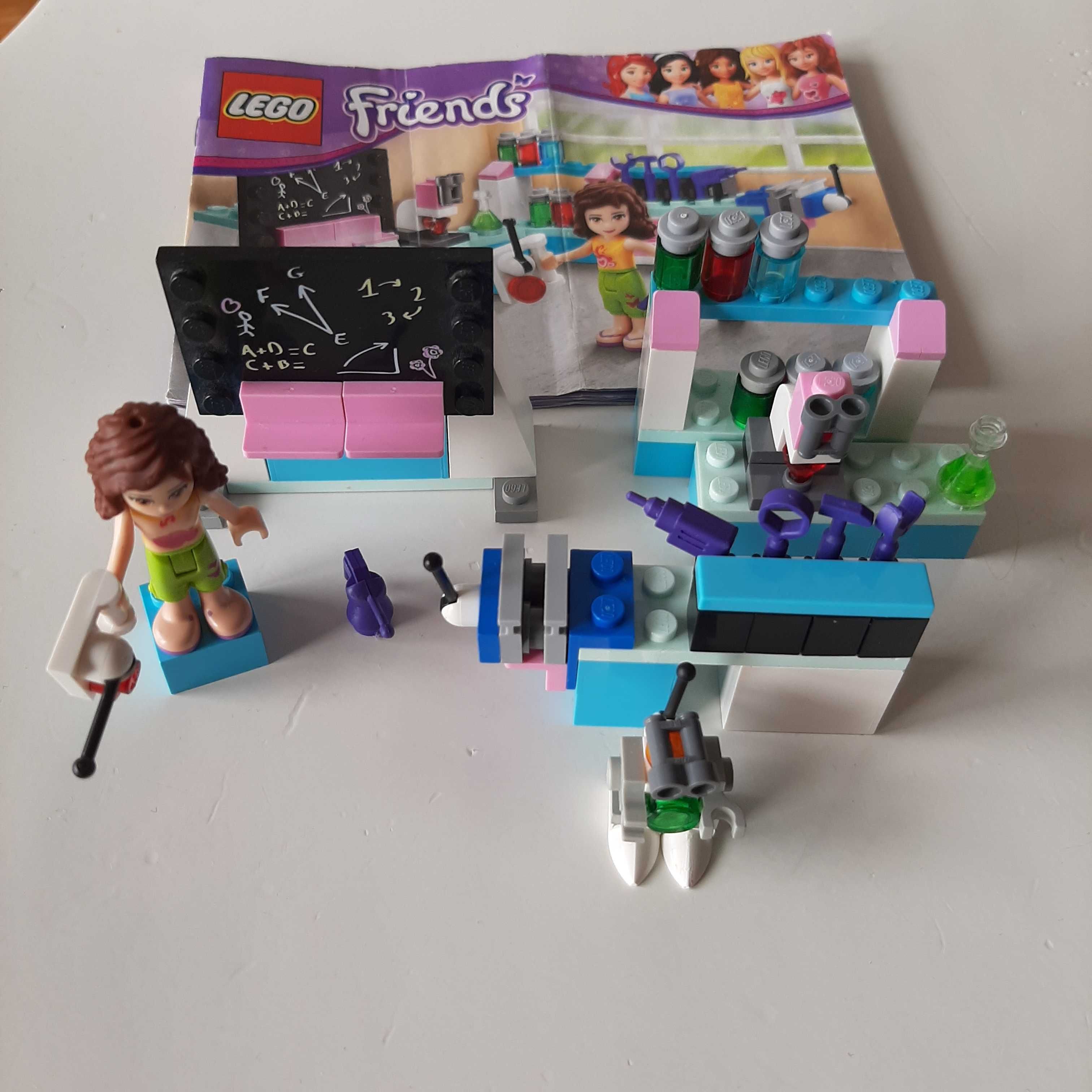 LEGO Friends Laboratorium Olivii 3933, jak nowy, KOMPLETNY