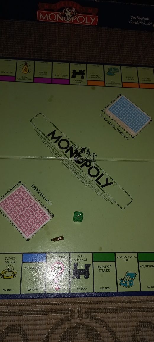 Vintage Monopoly deluxe Monopol gra planszowa