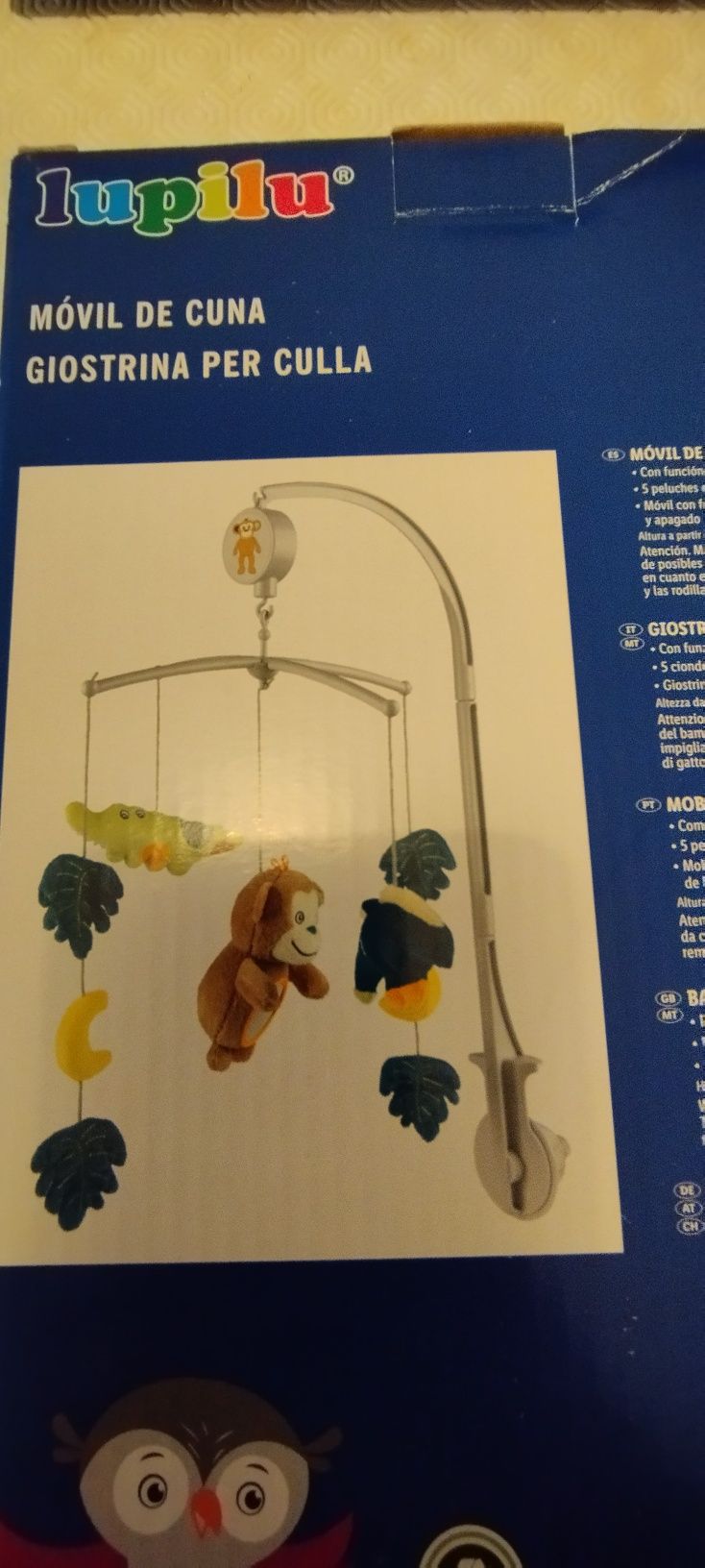 Brinquedo Berço Musica