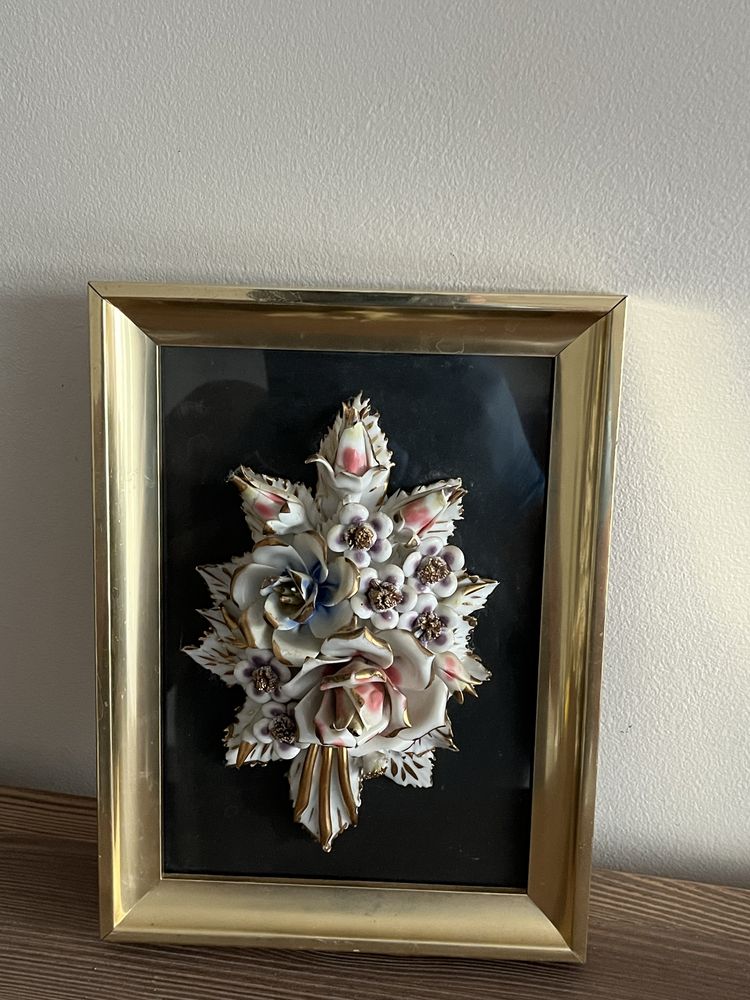 Obrazek kwiat porcelana piękny przedmiot Vintage stylowe Starocia