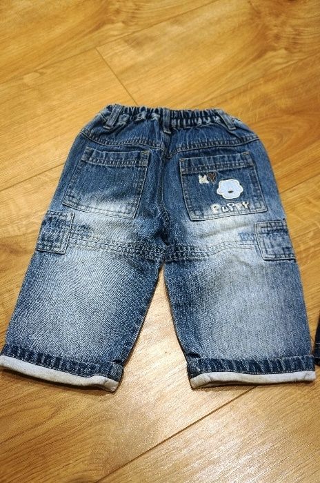 10. DZIECI spodnie jeansowe dżins Cherokee 74 cm 6-9 mies.