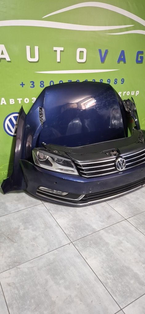 Бампер  морда Volkswagen Passat B7 LH5X