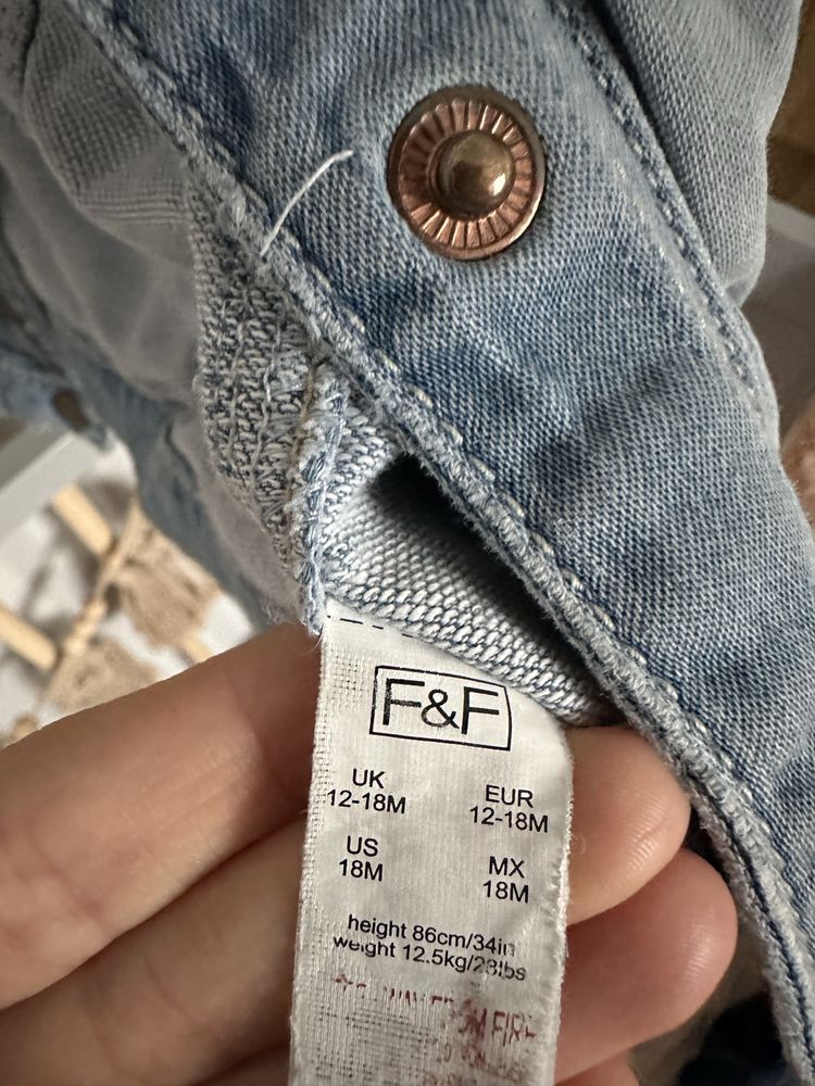 Kurtka dżinsowa jeans katana f&f r.86