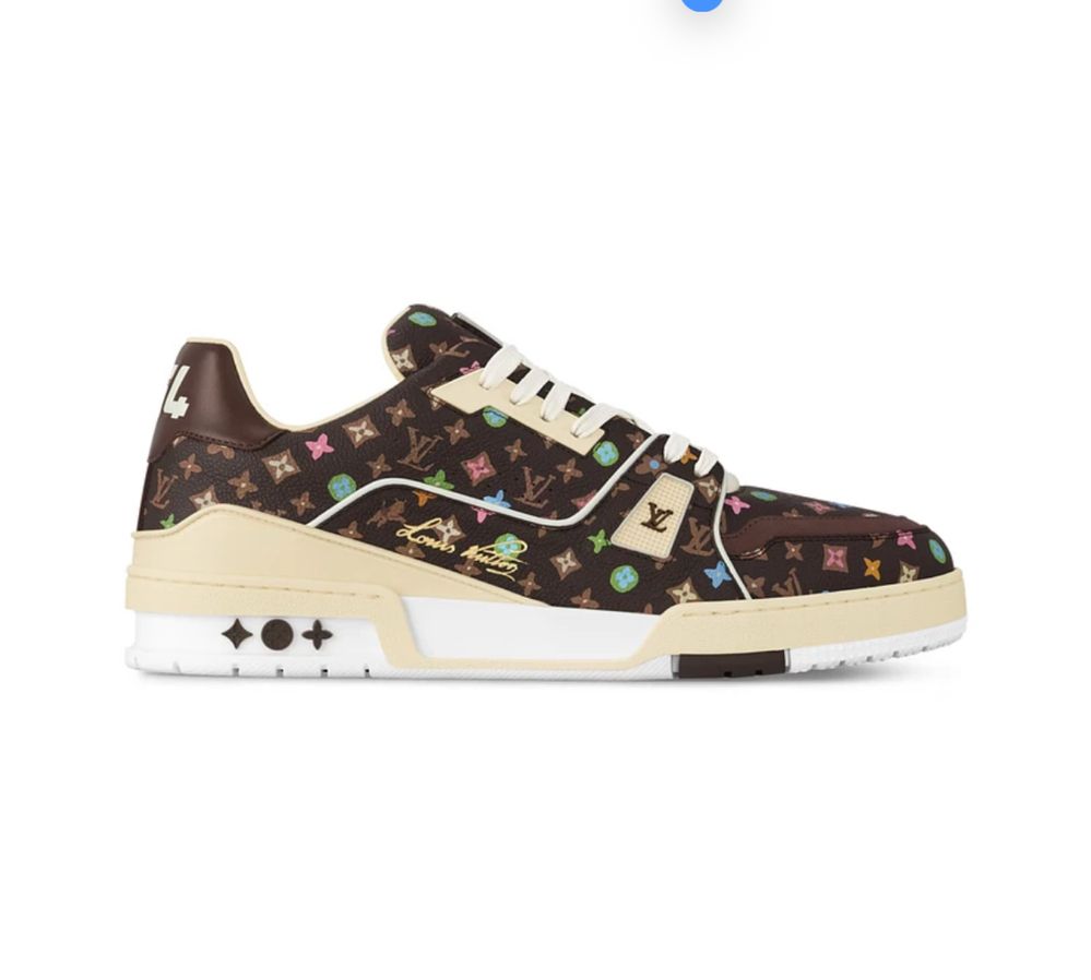Louis Vuitton Trainer Marrom – Monograma Colorido