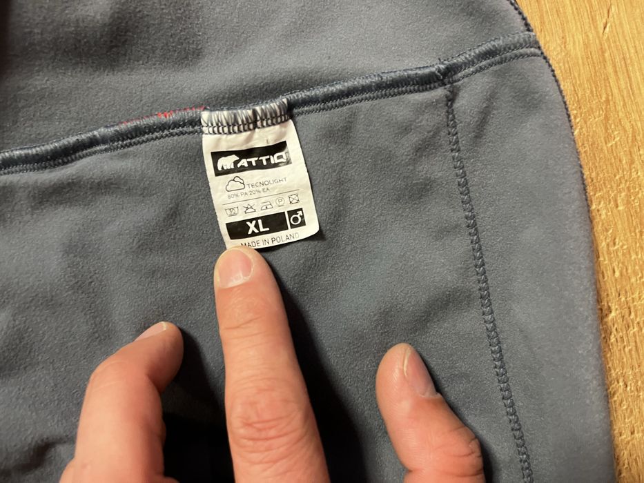 ATTIQ Meska bluza kolarska tecno light black