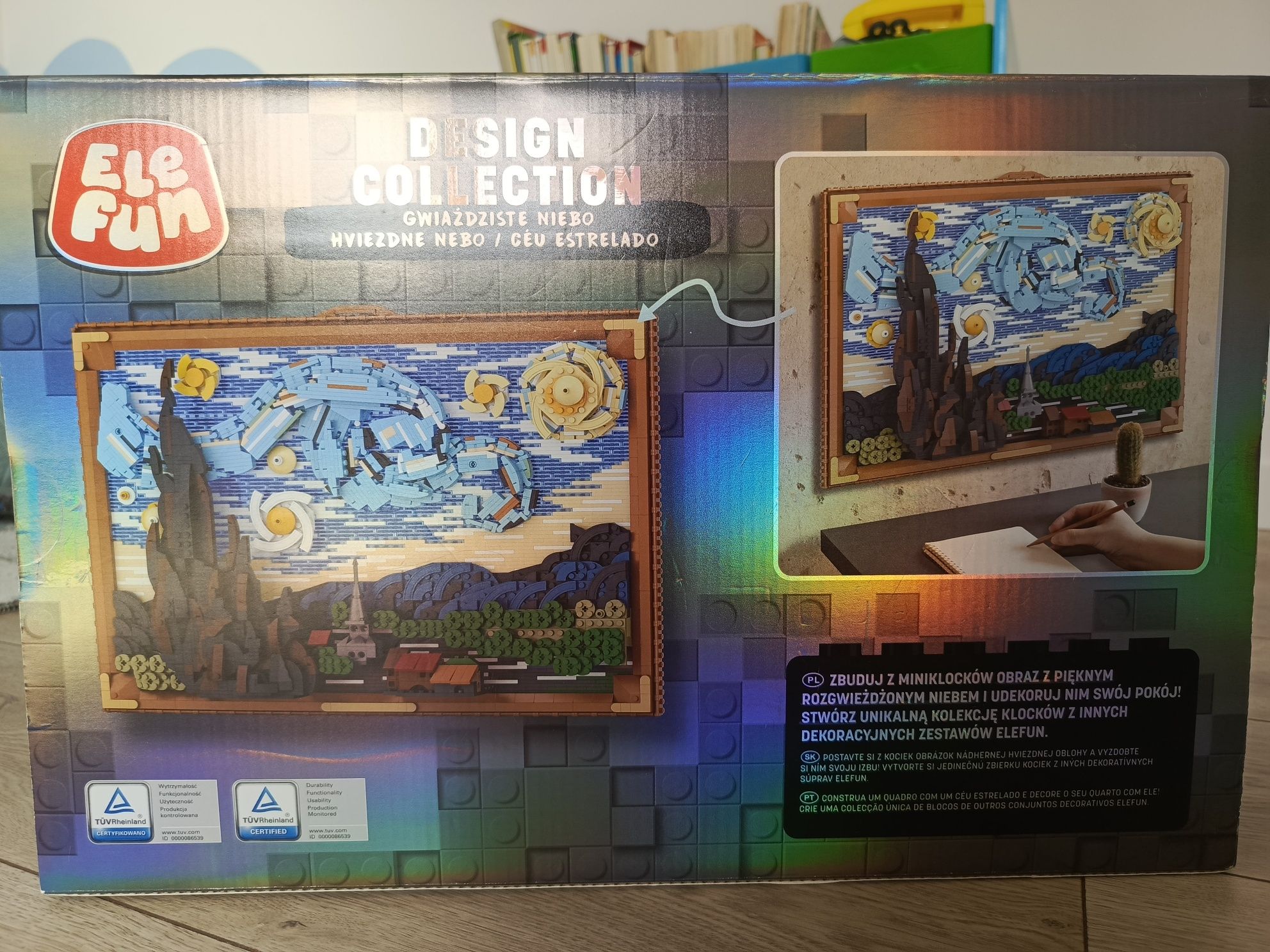 ELEFUN - klocki Van Gogh 'Gwieździste Niebo' obraz 3005 el.