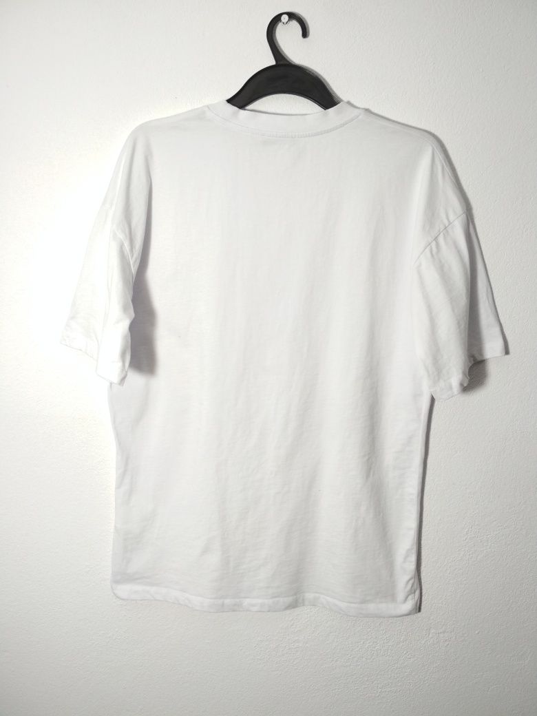 Kleidermafia biała koszulka t-shirt oversize S