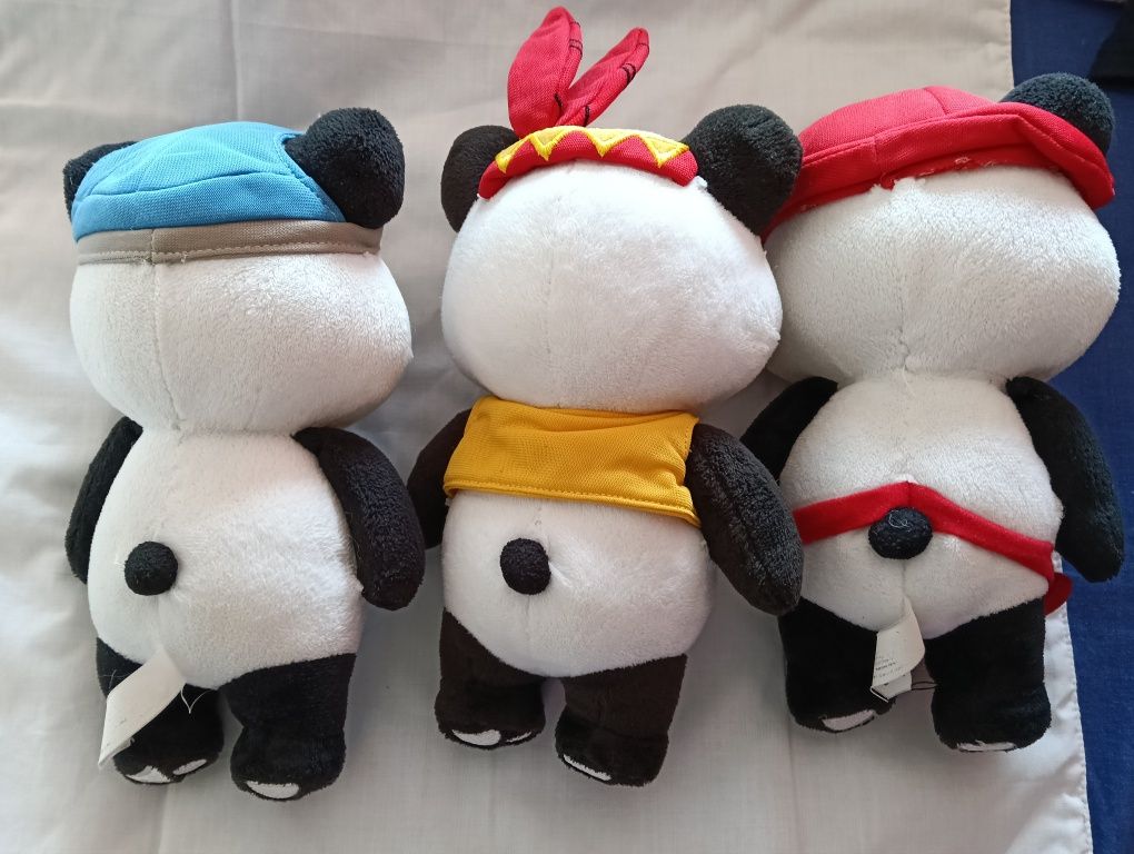 Peluches do canal panda