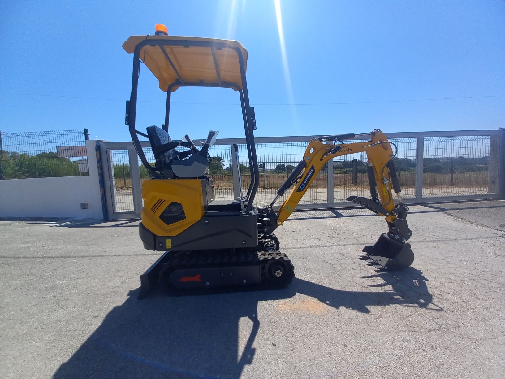 Mini escavadora 1.2Ton motor kubota