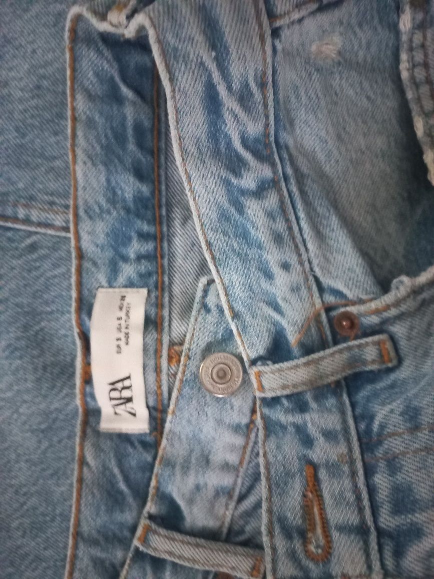 Джинсова спідниця ZARA р.S