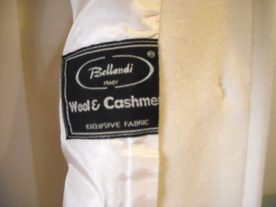 Sobretudo casaco clássico Novo com la e cashemira