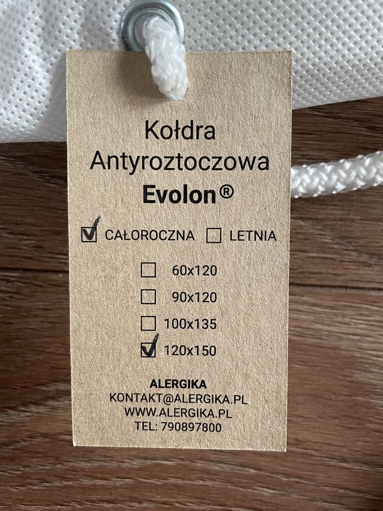 Koldra antyroztoczowa Evolon 120x150