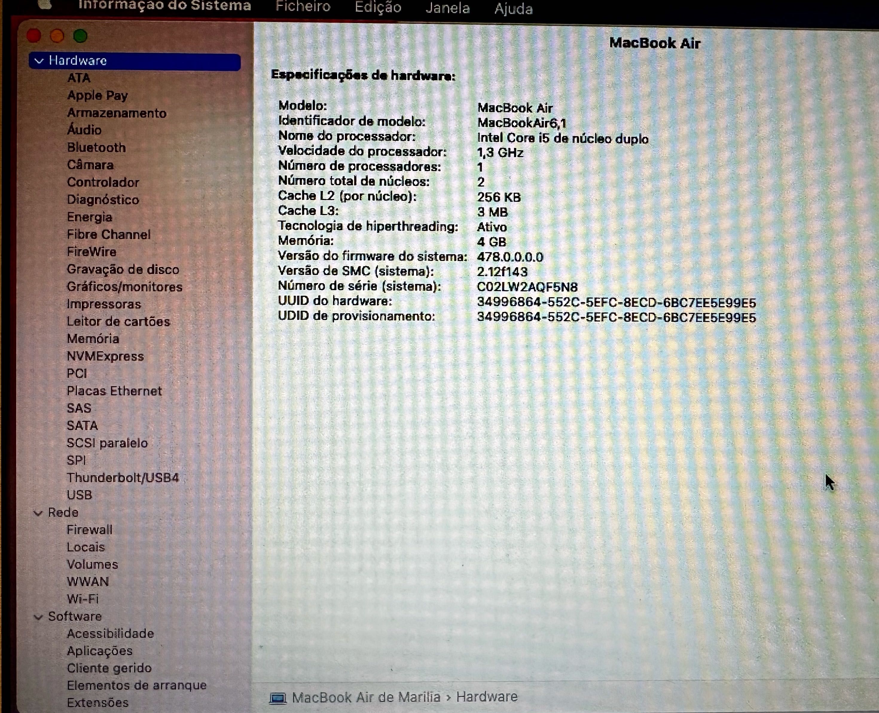 Mac Book Air, 2013