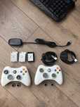 Геймпади xbox 360 з ресівером до пк, з дротами для гри без батарейок.